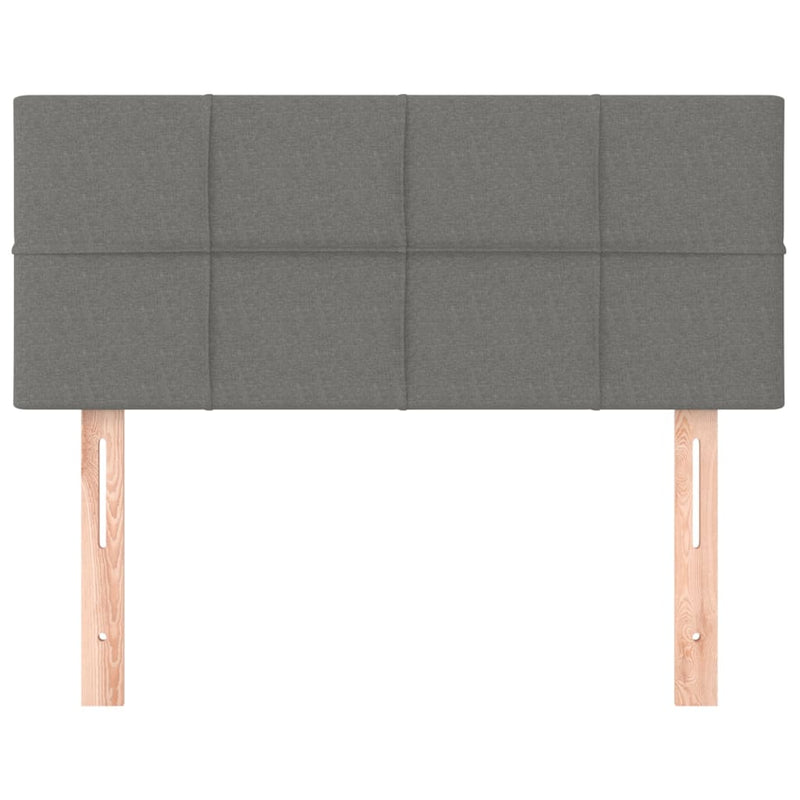 vidaXL Headboard Dark Grey 100 cm Fabric