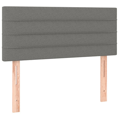 vidaXL Headboard Dark Grey 100 cm Fabric