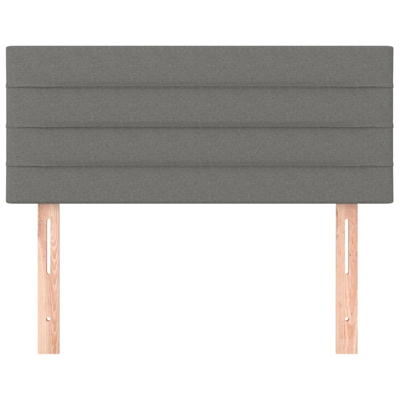 vidaXL Headboard Dark Grey 100 cm Fabric