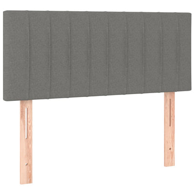 vidaXL Headboard Dark Grey 100 cm Fabric