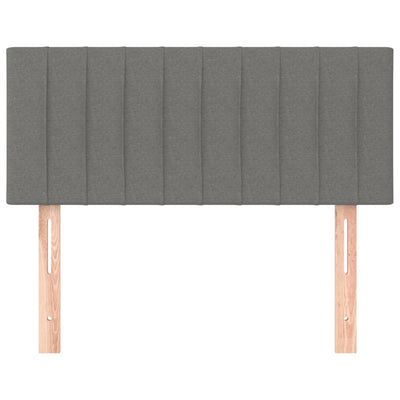 vidaXL Headboard Dark Grey 100 cm Fabric