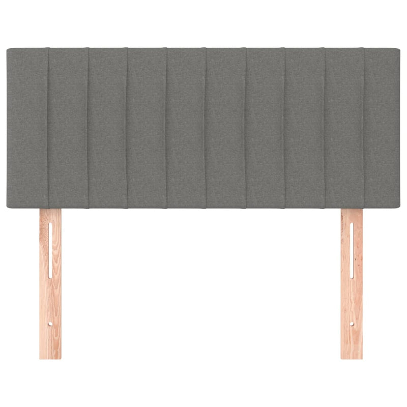vidaXL Headboard Dark Grey 100 cm Fabric