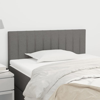 vidaXL Headboard Dark Grey 100 cm Fabric