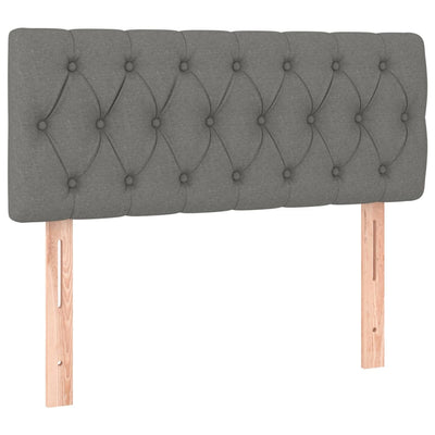 vidaXL Headboard Dark Grey 100 cm Fabric