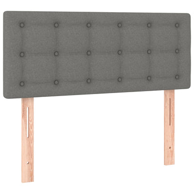 vidaXL Headboard Dark Grey 100 cm Fabric