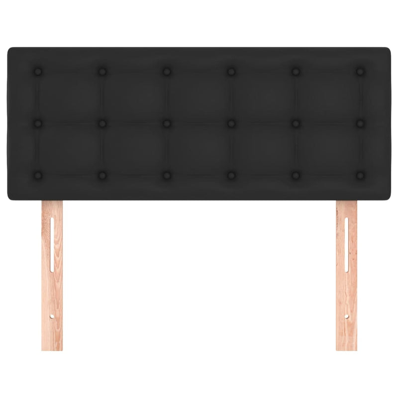 vidaXL Headboard Black 100 cm Faux Leather