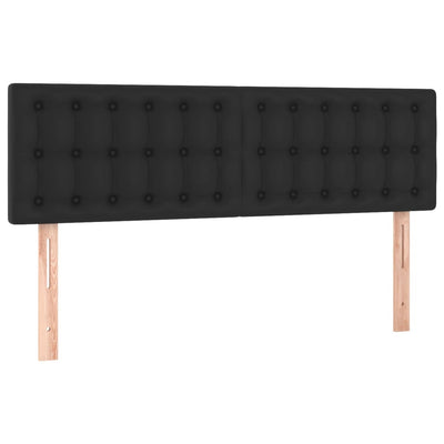 vidaXL Headboards 2 pcs Black 72 cm Faux Leather