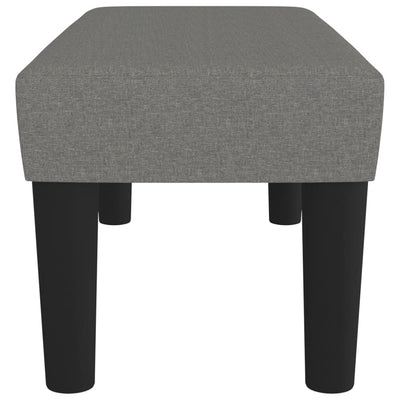 vidaXL Bench Dark Grey 70x30x30 cm Fabric