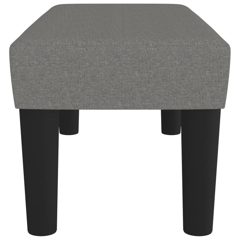 vidaXL Bench Dark Grey 70x30x30 cm Fabric