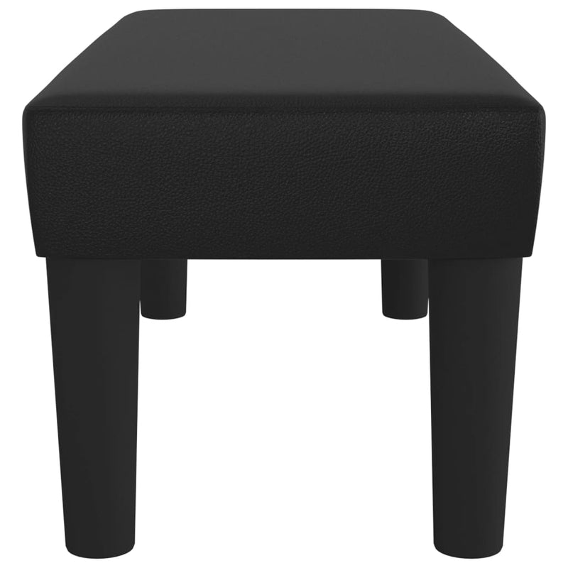 vidaXL Bench Black 70x30x30 cm Faux Leather