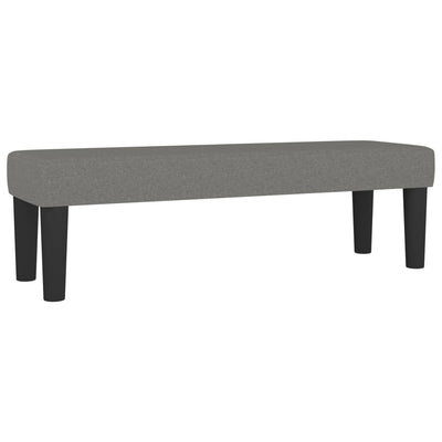 vidaXL Bench Dark Grey 70x30x30 cm Fabric