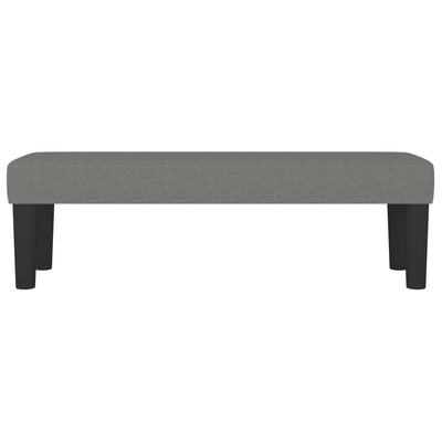 vidaXL Bench Dark Grey 70x30x30 cm Fabric