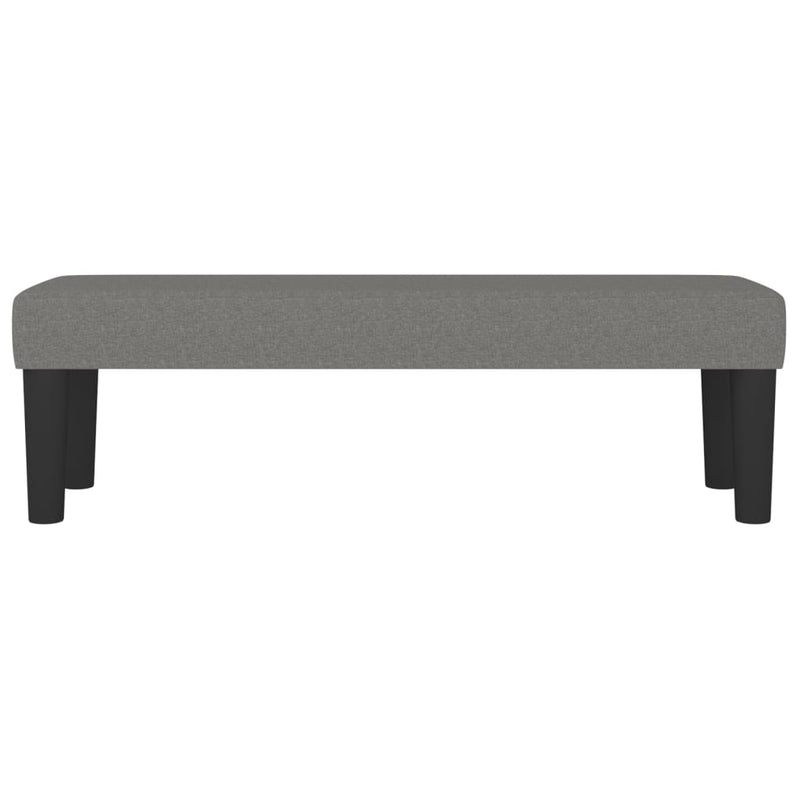 vidaXL Bench Dark Grey 70x30x30 cm Fabric