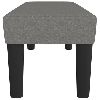 vidaXL Bench Dark Grey 70x30x30 cm Fabric