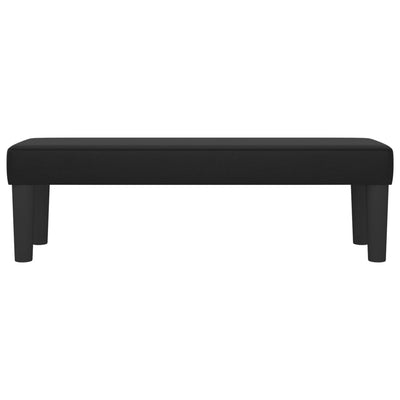vidaXL Bench Black 70x30x30 cm Faux Leather