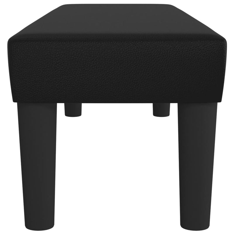 vidaXL Bench Black 70x30x30 cm Faux Leather