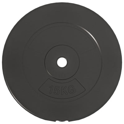 vidaXL Weight Plates 2 pcs 30 kg Cement