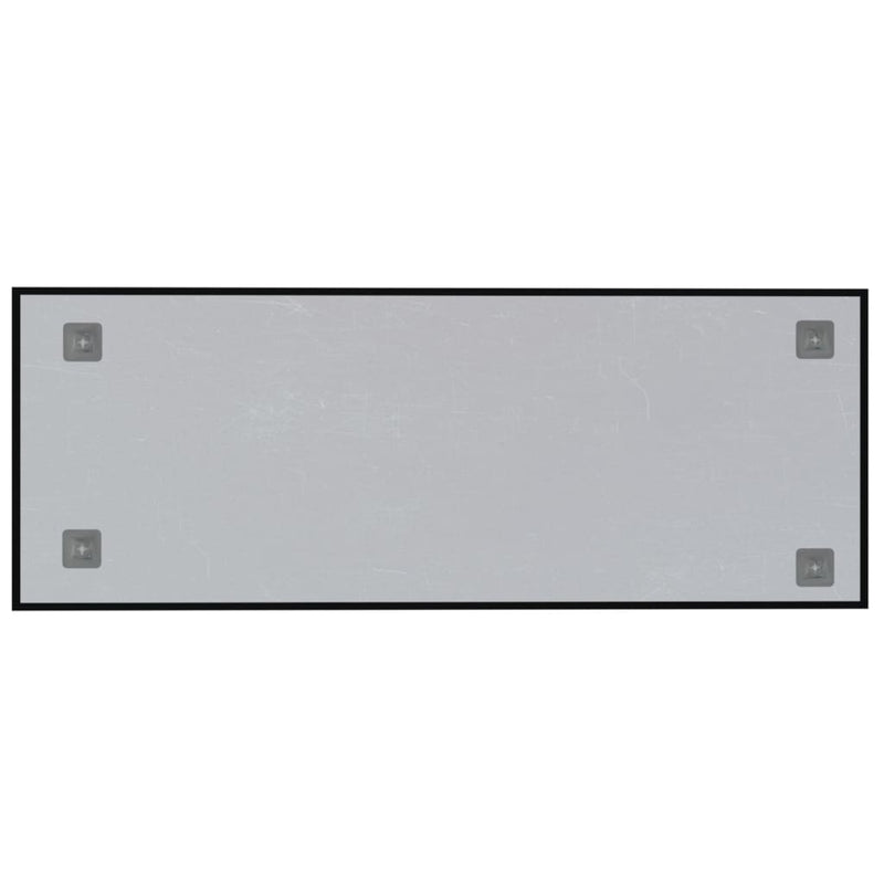 vidaXL Wall-mounted Magnetic Board Black 40x30 cm Tempered Glass