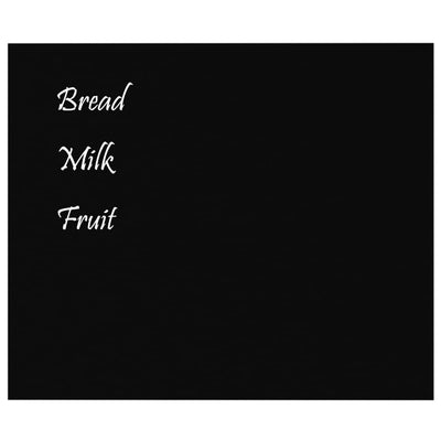 vidaXL Wall-mounted Magnetic Board Black 40x30 cm Tempered Glass