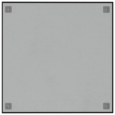 vidaXL Wall-mounted Magnetic Board Black 40x40 cm Tempered Glass