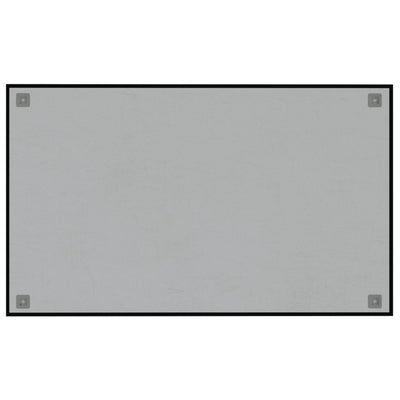 vidaXL Wall-mounted Magnetic Board Black 40x40 cm Tempered Glass