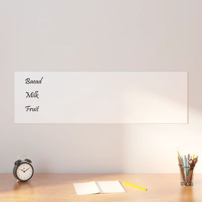 vidaXL Wall-mounted Magnetic Board Black 40x30 cm Tempered Glass