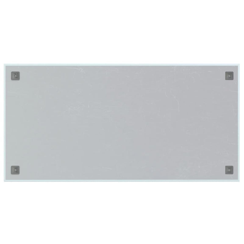 vidaXL Wall-mounted Magnetic Board Black 40x30 cm Tempered Glass