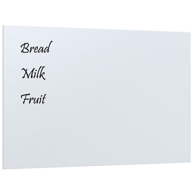 vidaXL Wall-mounted Magnetic Board Black 40x40 cm Tempered Glass