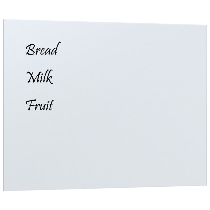 vidaXL Wall-mounted Magnetic Board Black 40x40 cm Tempered Glass