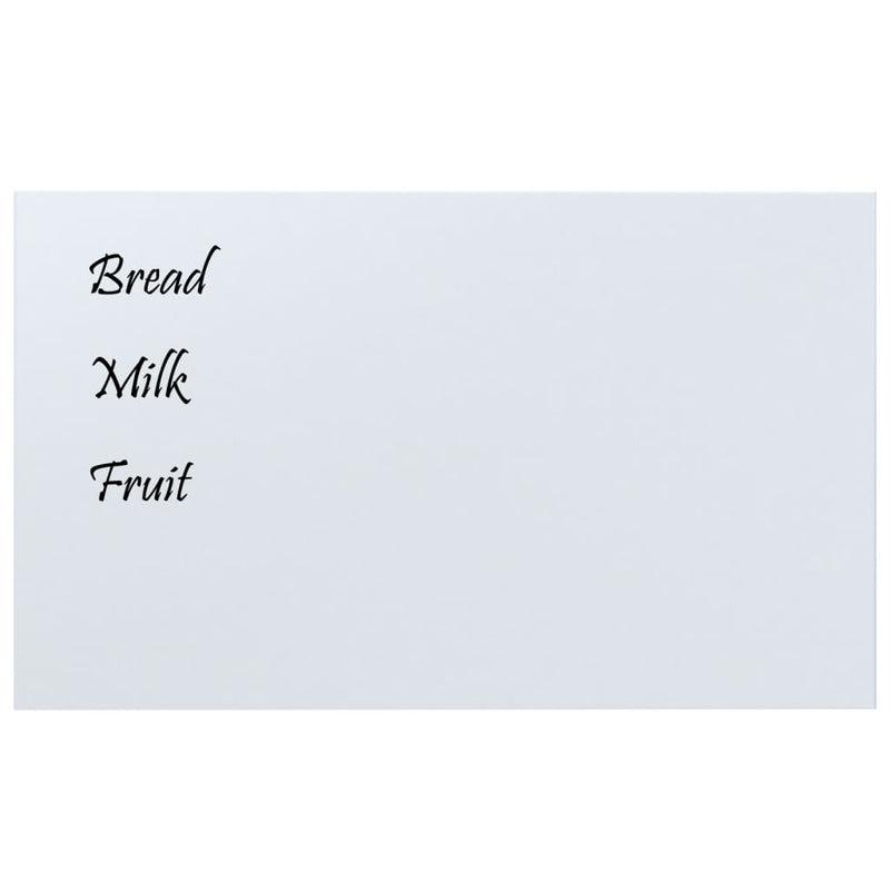 vidaXL Wall-mounted Magnetic Board Black 40x40 cm Tempered Glass