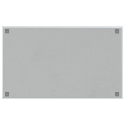 vidaXL Wall-mounted Magnetic Board Black 40x40 cm Tempered Glass