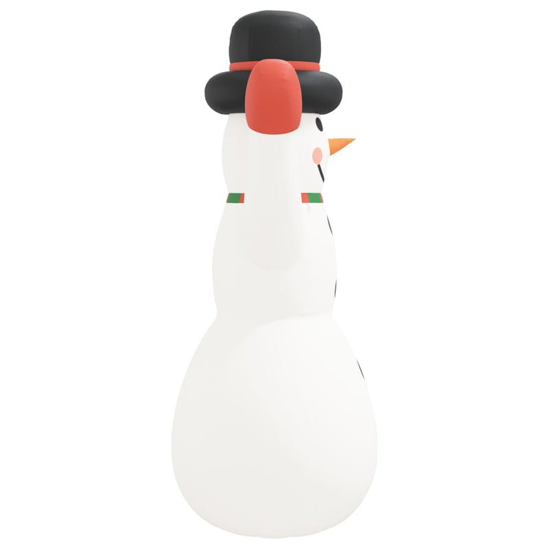vidaXL Christmas Inflatable Snowman with LEDs 1000 cm