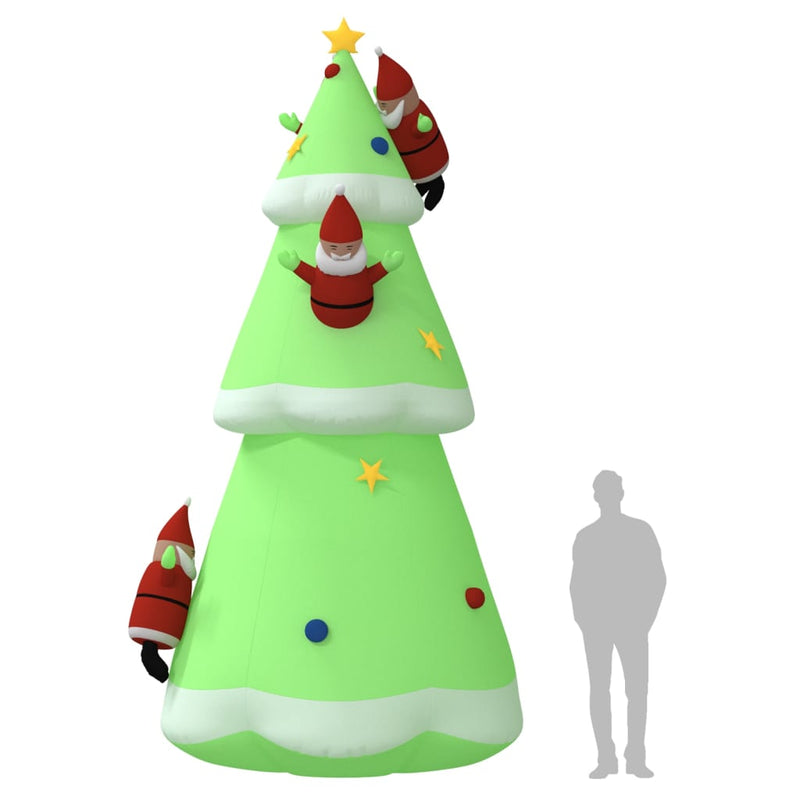 vidaXL Inflatable Christmas Tree with LEDs 500cm