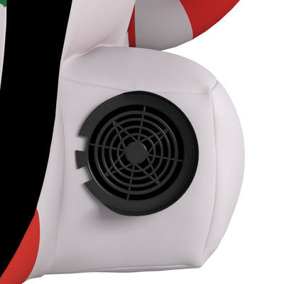 vidaXL Christmas Inflatable Santa on Motorcycle LED 158 cm