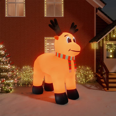 vidaXL Christmas Inflatable Reindeer with LEDs 500 cm