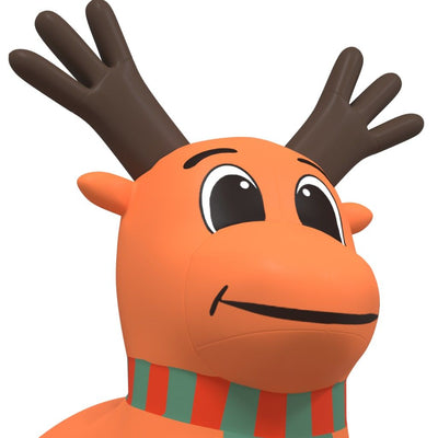 vidaXL Christmas Inflatable Reindeer with LEDs 500 cm