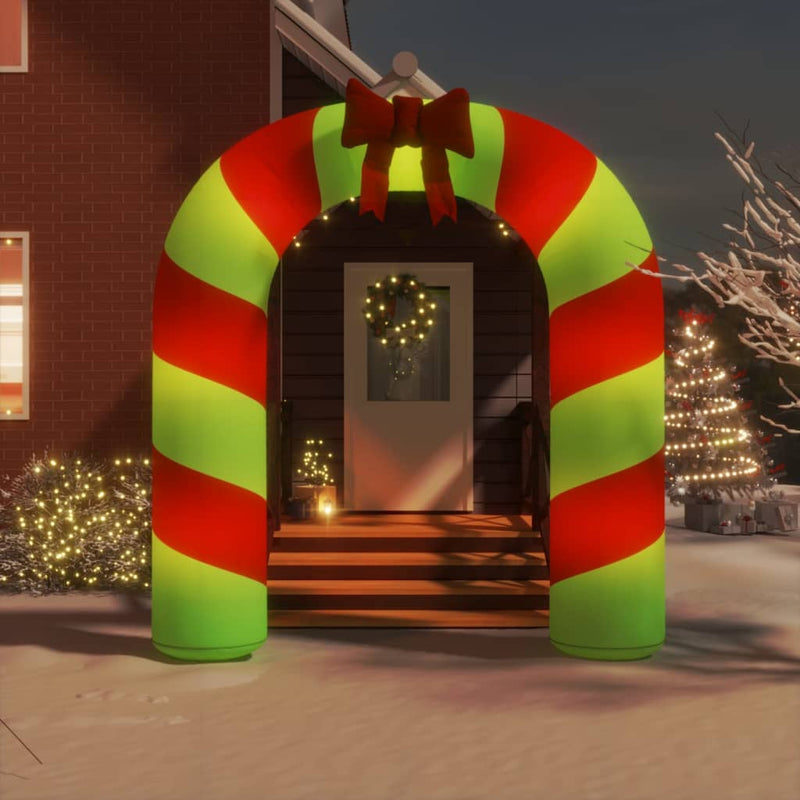 vidaXL Christmas Inflatable Arch Gate LED 270 cm
