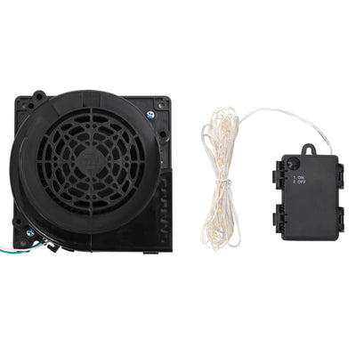 vidaXL Christmas Inflatable Santa and Reindeer Decoration LED 130 cm