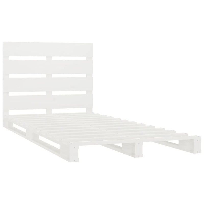 vidaXL Bed Frame without Mattress Black 100x200 cm Solid Wood Pine