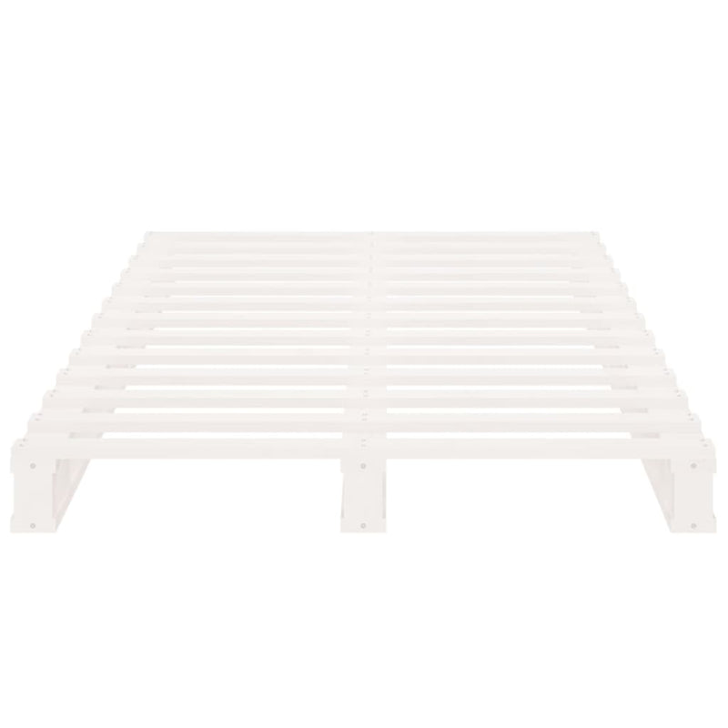 vidaXL Bed Frame without Mattress Black 100x200 cm Solid Wood Pine