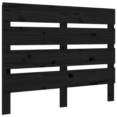vidaXL Bed Frame without Mattress Black 100x200 cm Solid Wood Pine