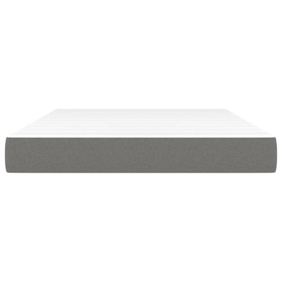 vidaXL Pocket Spring Bed Mattress Dark Grey 137x190x20 cm Full Fabric