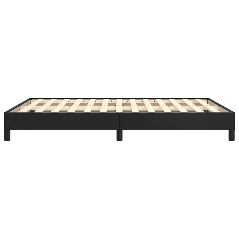 vidaXL Bed Frame without Mattress Black King Single Faux Leather