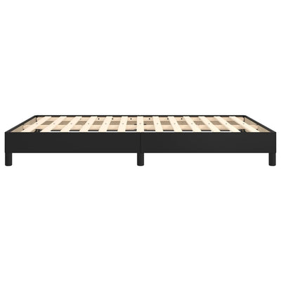 vidaXL Bed Frame without Mattress Black King Single Faux Leather