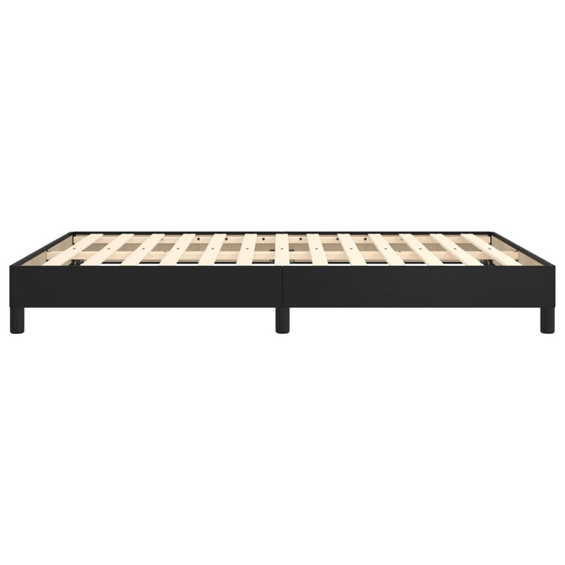 vidaXL Bed Frame without Mattress Black King Single Faux Leather