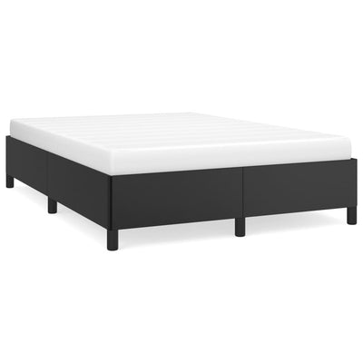 vidaXL Bed Frame without Mattress Black King Single Faux Leather