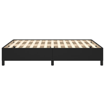 vidaXL Bed Frame without Mattress Black King Single Faux Leather