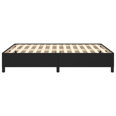vidaXL Bed Frame without Mattress Black King Single Faux Leather