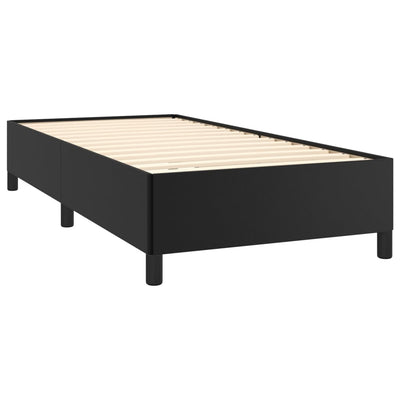 vidaXL Bed Frame without Mattress Black King Single Faux Leather