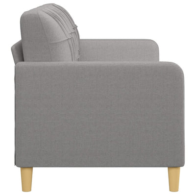 vidaXL 3-Seater Sofa Light Grey 180 cm Fabric